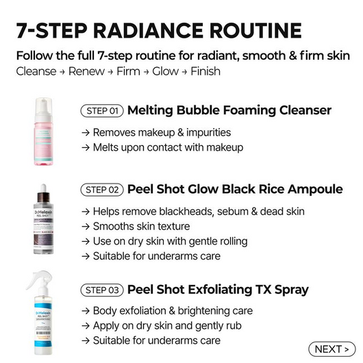 Dr Melaxin 7-Step Radiance Routine Set